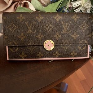 Louis Vuitton Flore Pink/Monogram Wallet